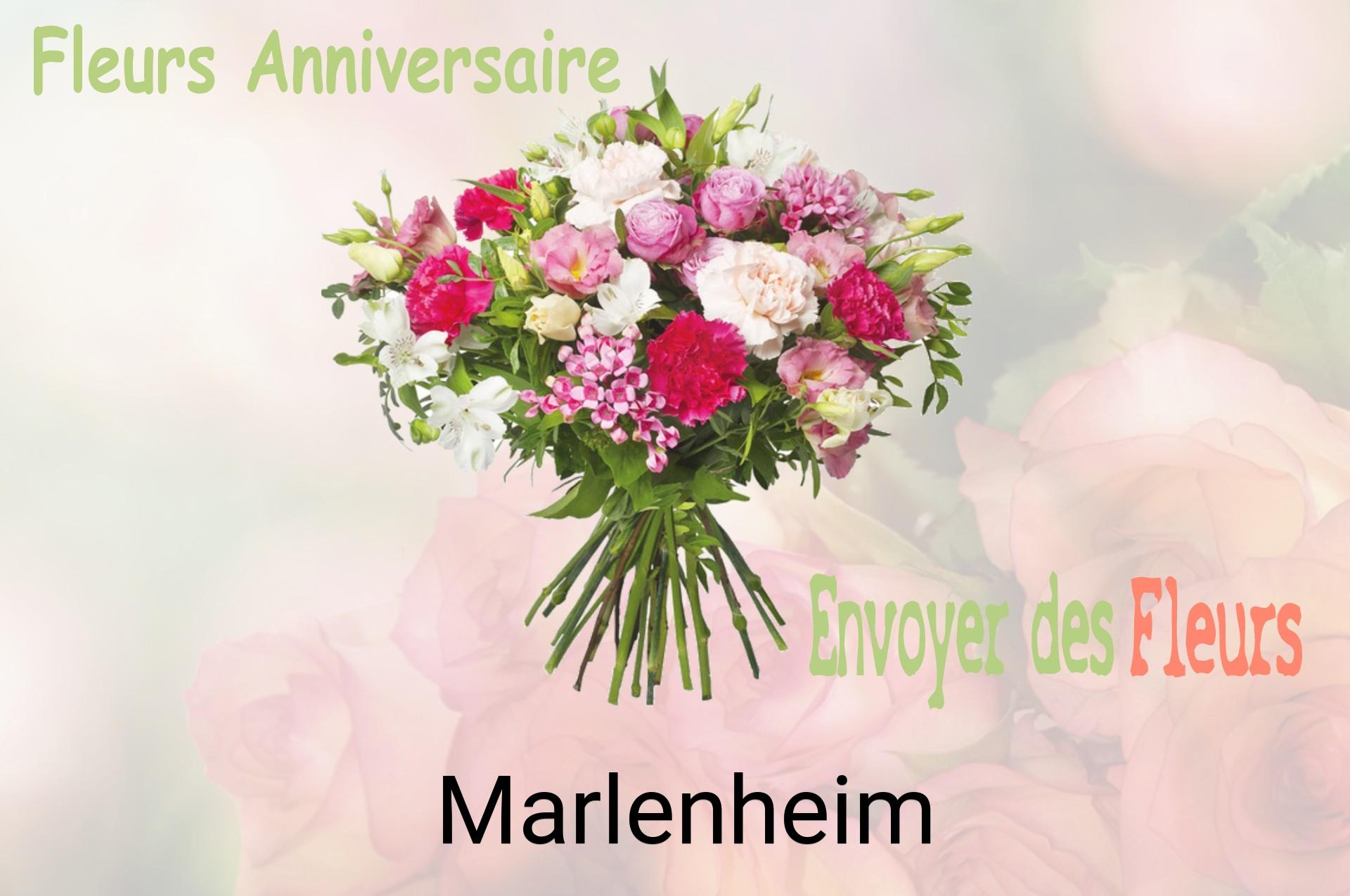 Bouquet de fleurs d’anniversaire livré à Marlenheim
