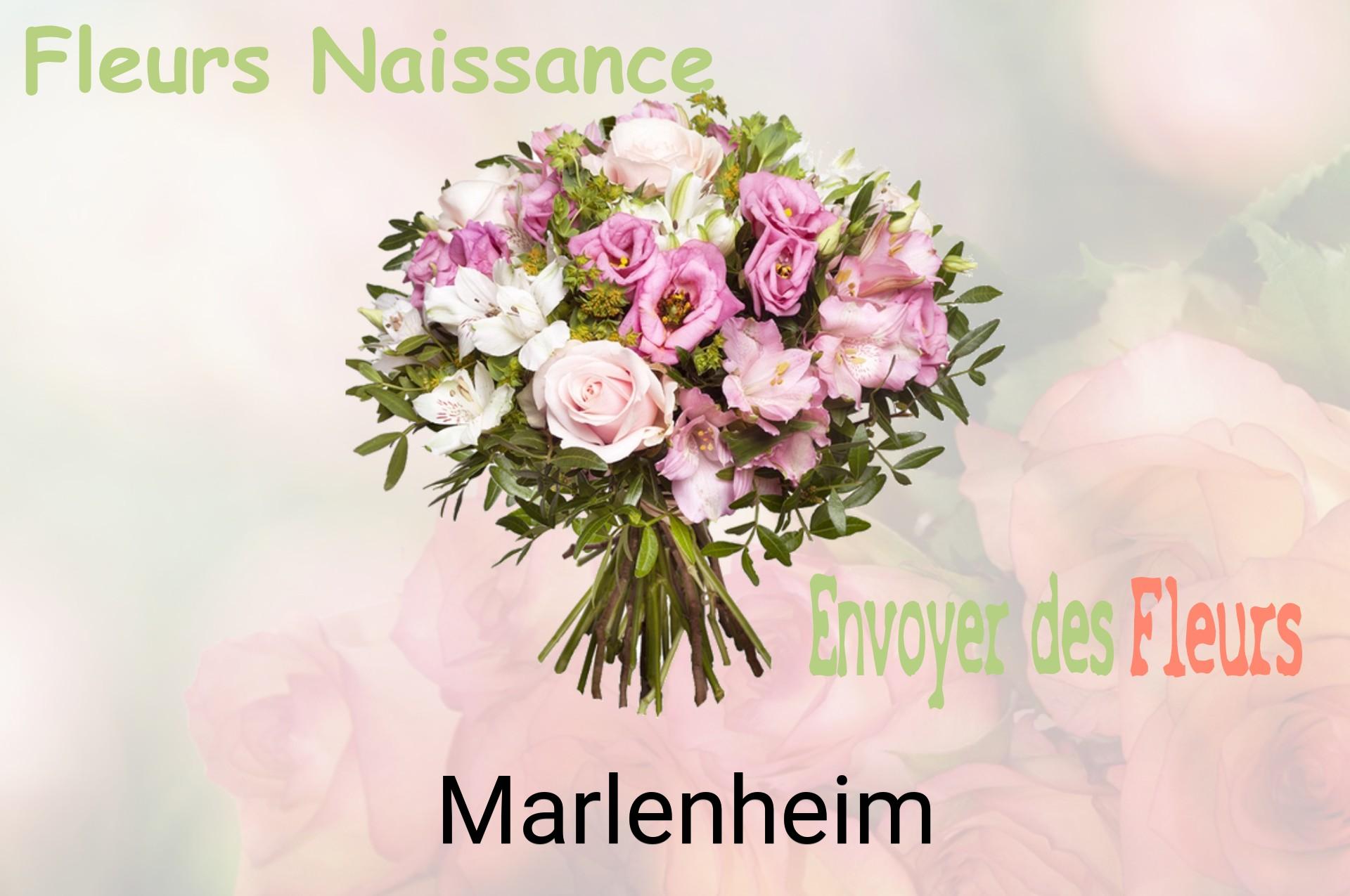 Bouquet de fleurs de naissance livré à Marlenheim